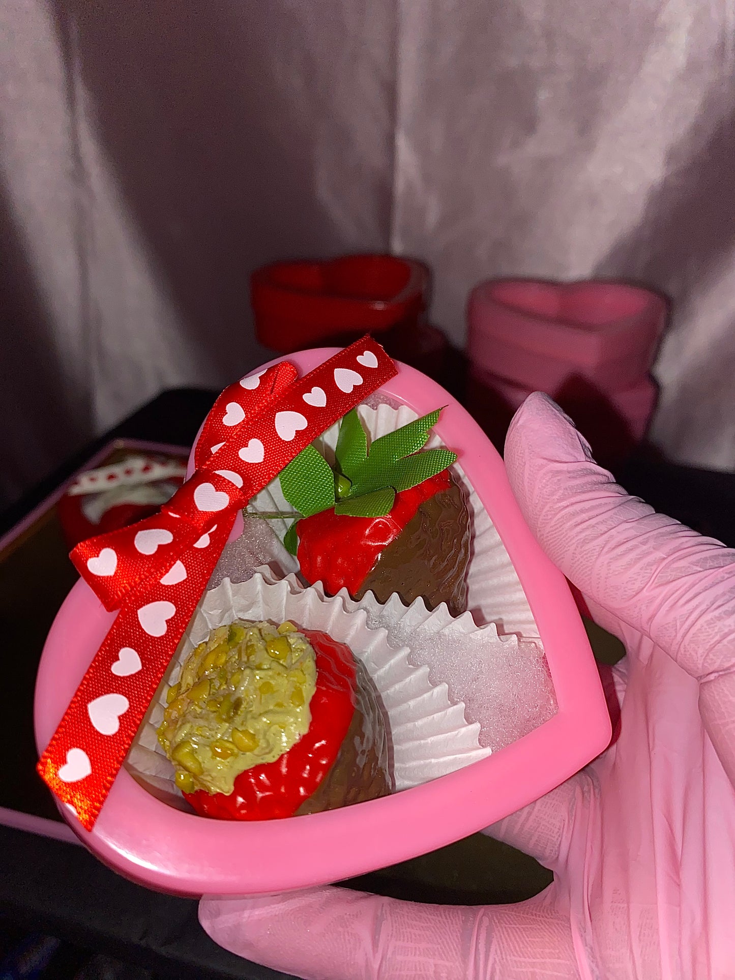 Assorted Strawberry Heart Boxes