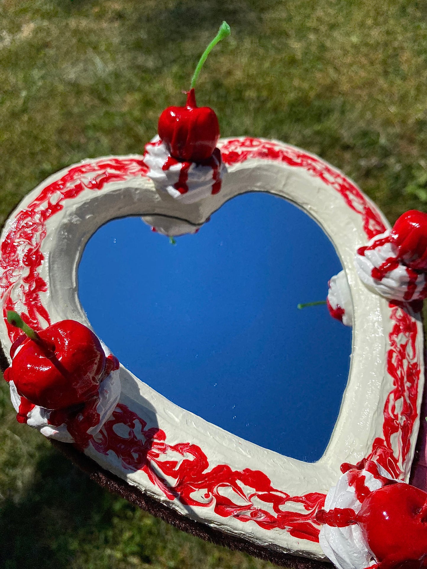 Cherry Swirl Cheesecake Mirror