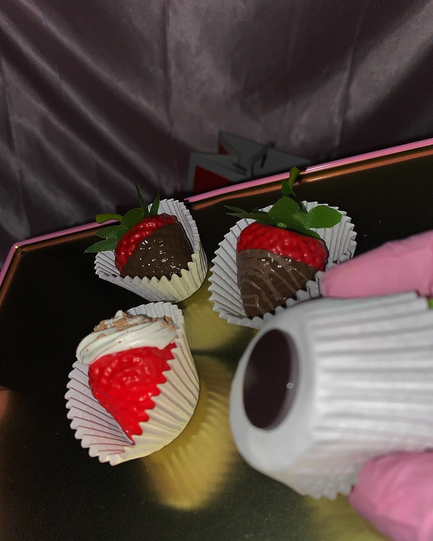 Assorted Strawberry Heart Boxes