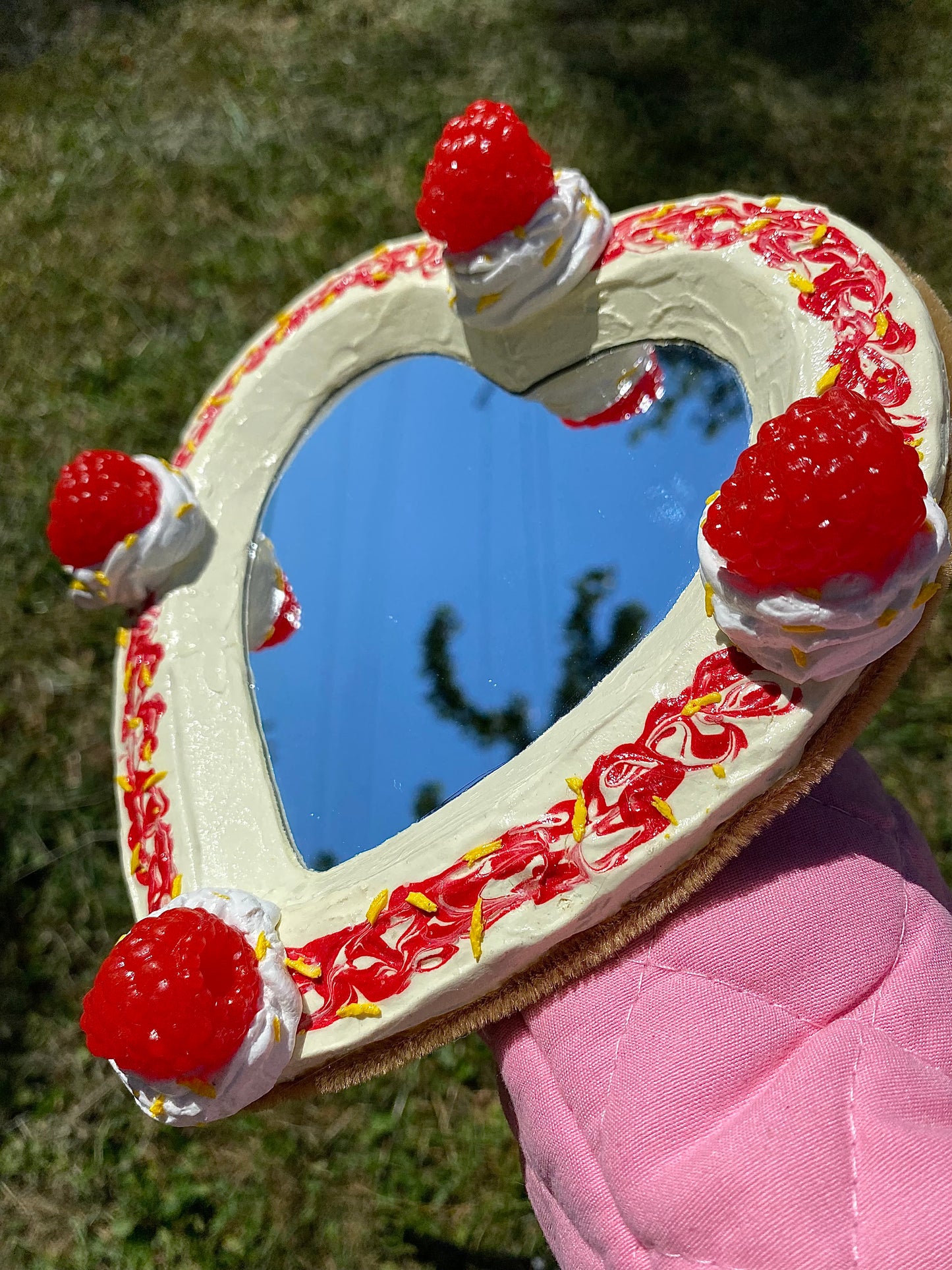 Lemon Raspberry Swirl Mirror