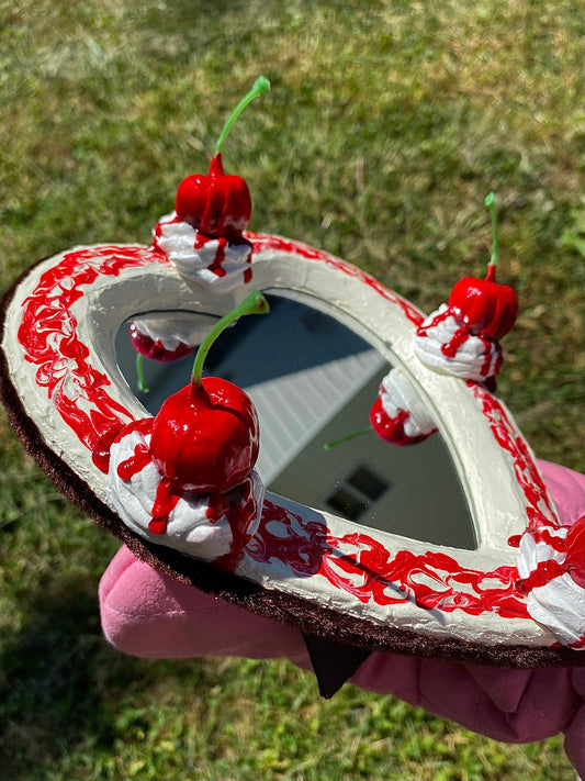 Cherry Swirl Cheesecake Mirror