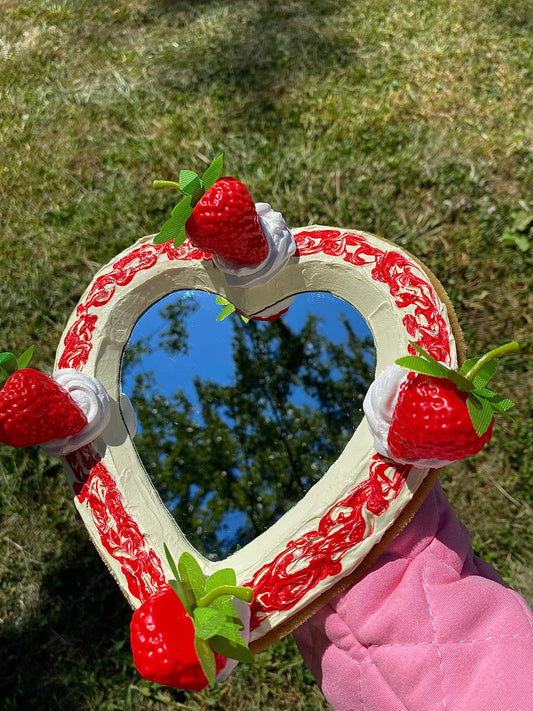 Strawberry Swirl Cheesecake Mirror