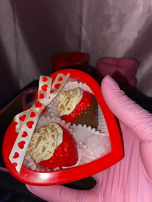 Assorted Strawberry Heart Boxes