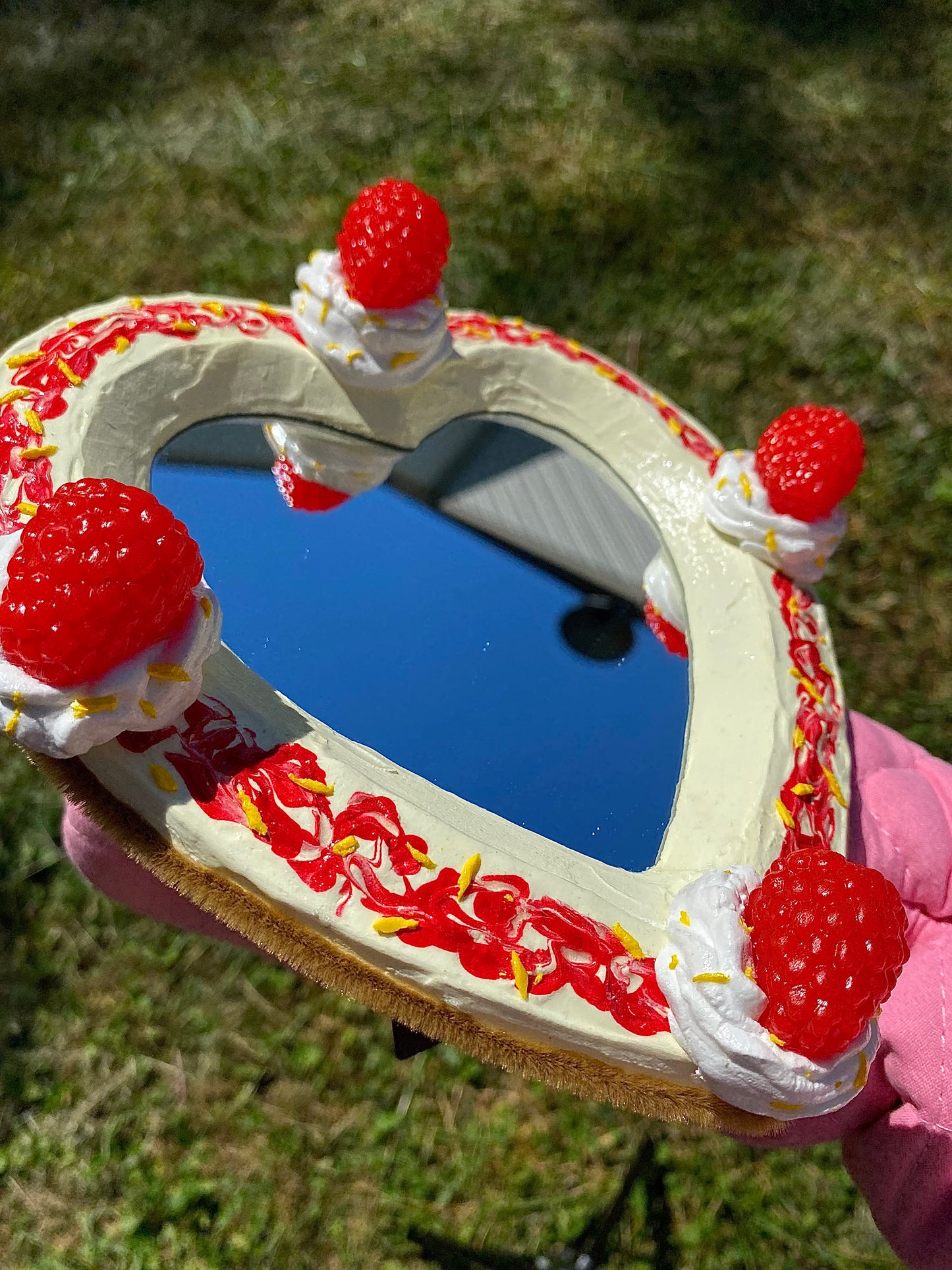Lemon Raspberry Swirl Mirror
