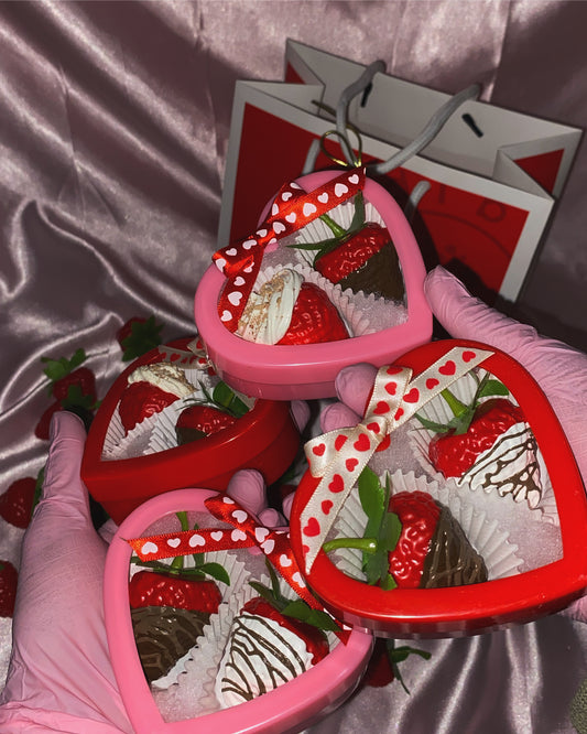 Assorted Strawberry Heart Boxes