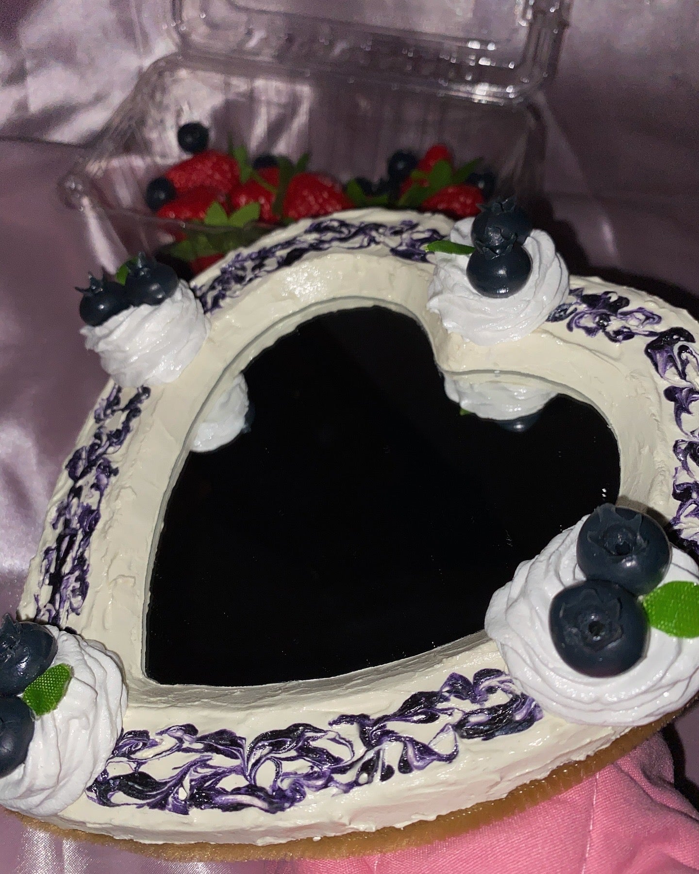 Blueberry Swirl Cheesecake Mirror