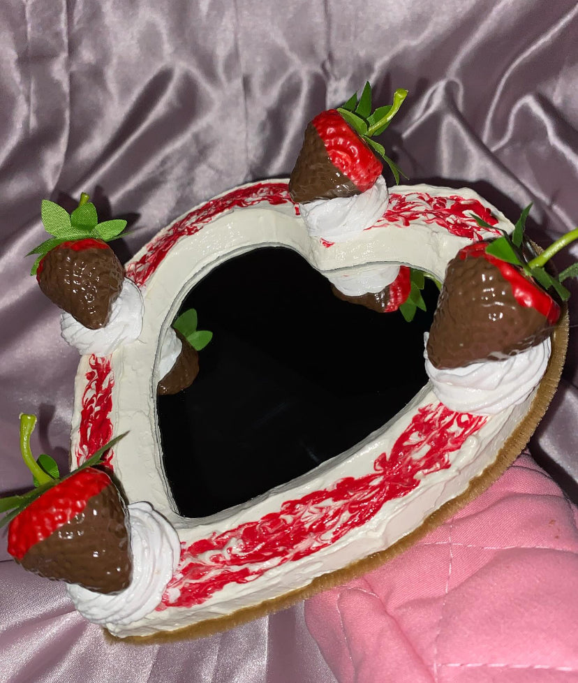 Chocolate Strawberry Swirl Cheesecake Mirror