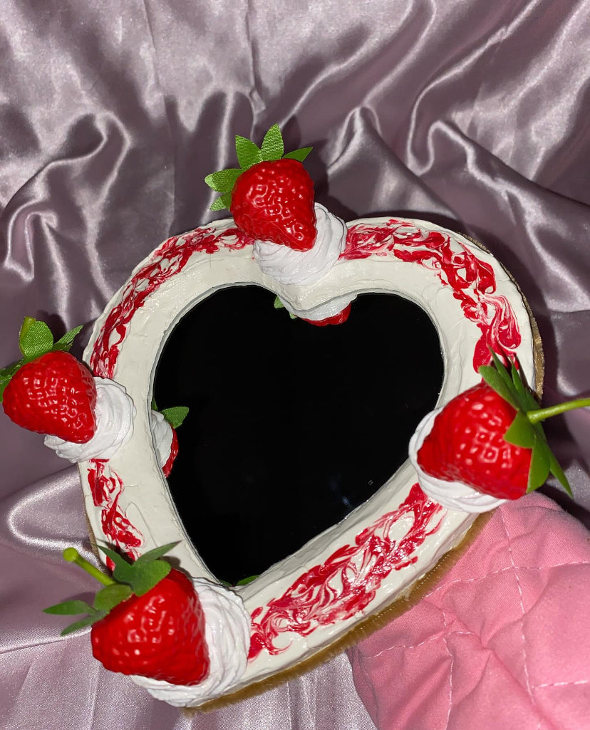 Chocolate Strawberry Swirl Cheesecake Mirror